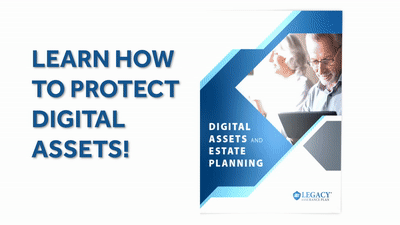 a gif of Legacy Assurance Plan's digital estate planning free booklet