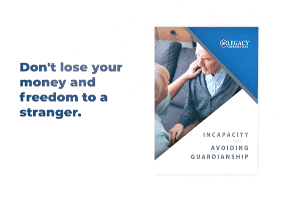 Booklet opening animation of our free requestable booklet 'Incapacity and Avoiding Guardianship'
