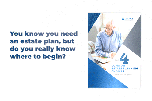 Booklet opening animation of our free requestable booklet 'What is Estate Planning'