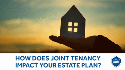 Booklet opening animation of our free requestable booklet 'Joint Tenancy and Estate Planning'