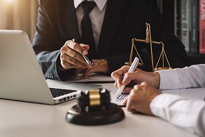an attorney going over medical powers of attorney