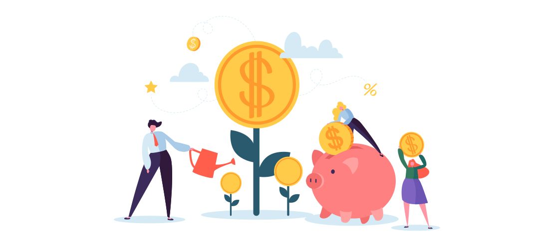 a graphic of someone growing his irrevocable life insurance trust