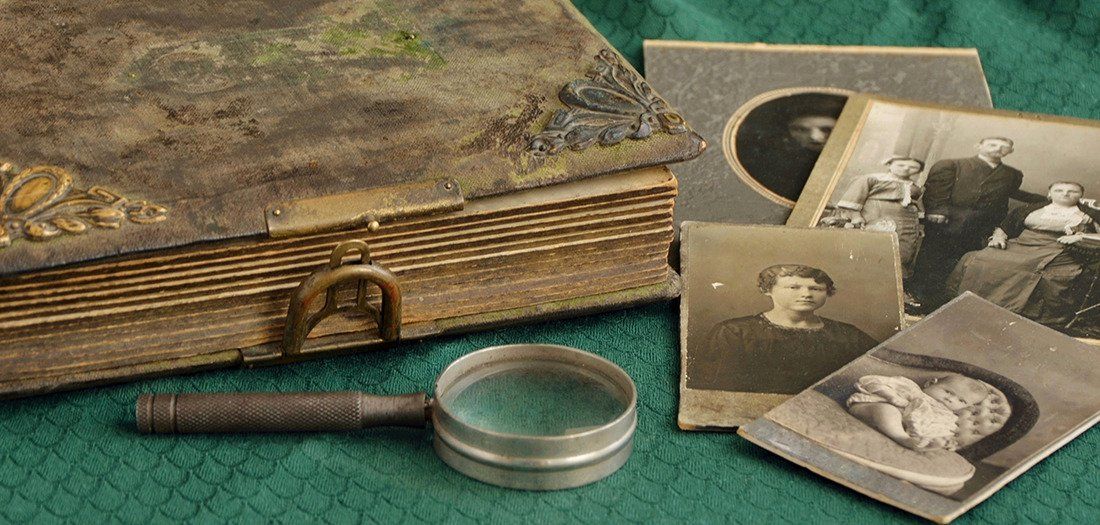 Old family photos and heirlooms