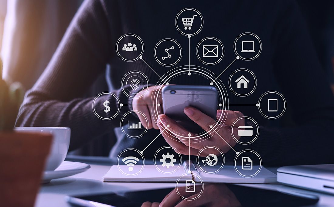 Estate Plan - Graphic showing digital assets that should be part of every estate plan