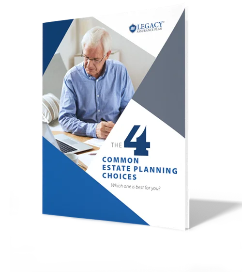 The 4 common estate planning choices booklet cover