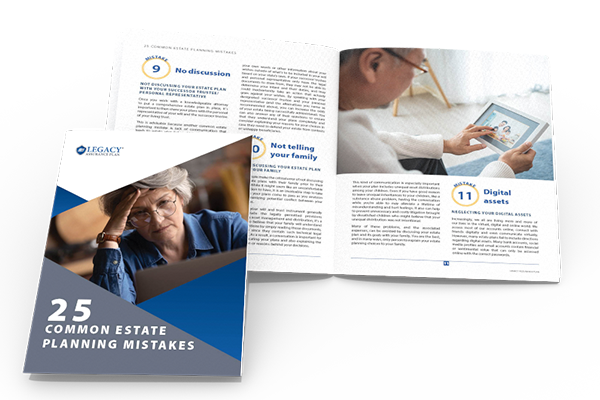 25 Common Estate Planning Mistakes booklet