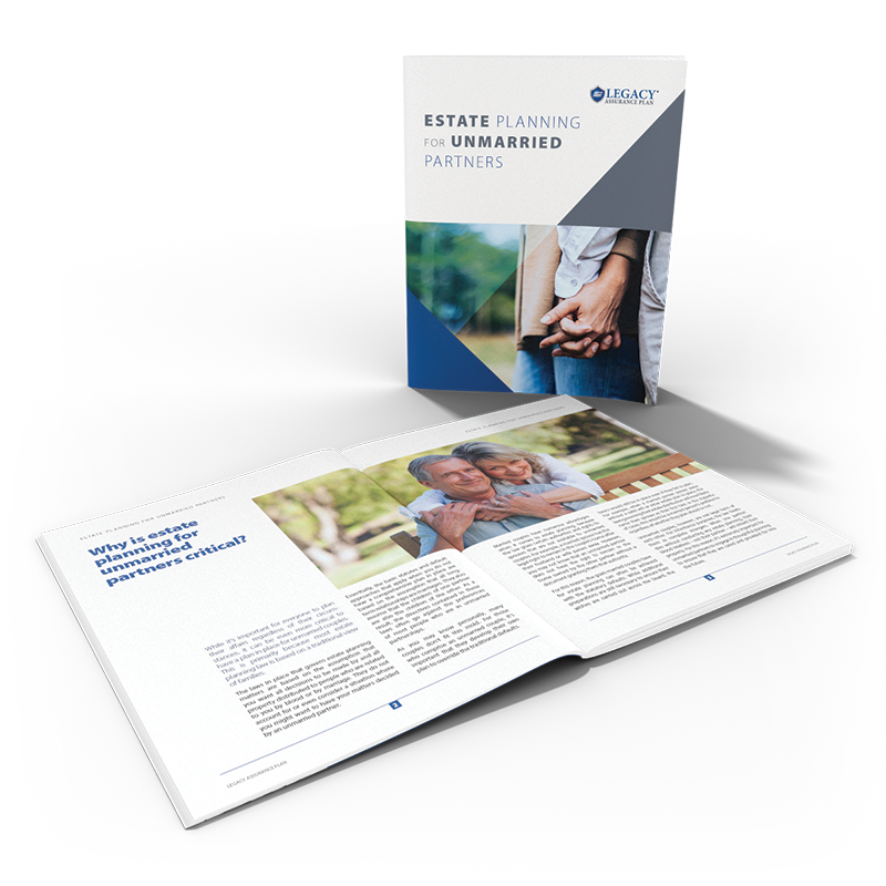 Graphic of our Estate Planning for Unmarried Partners booklet