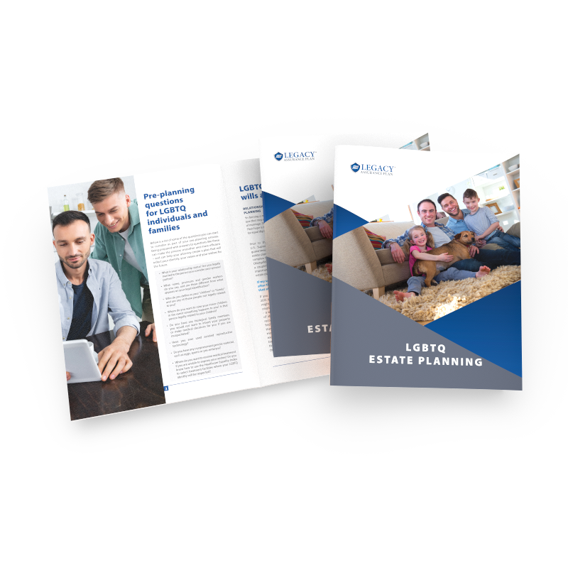 Graphic of our LGBTQ Estate Planning booklet