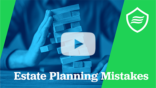 Clickable video image leading to our 'Estate Planning Mistakes' explainer video, ready to watch and learn about common pitfalls that could affect your legacy and how to avoid them.
